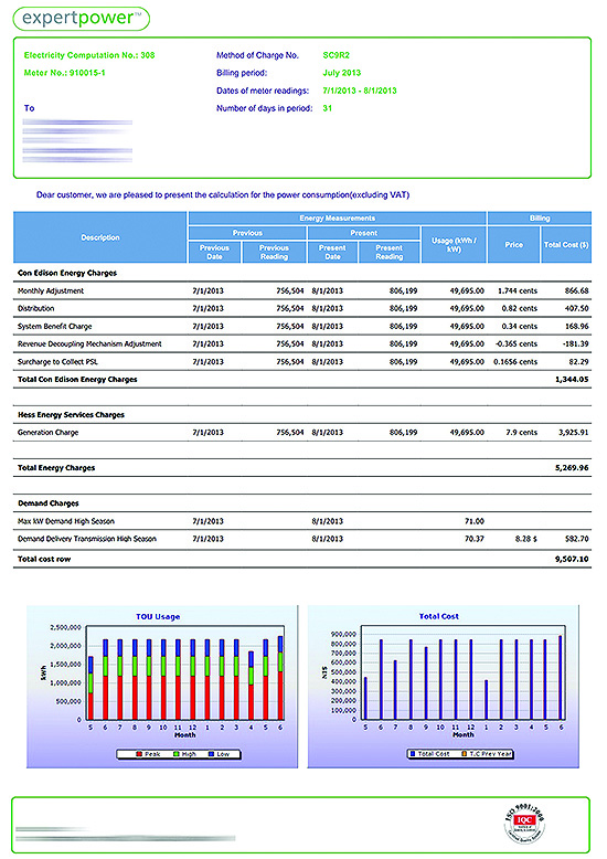 expertpower electricity metering billing invoice