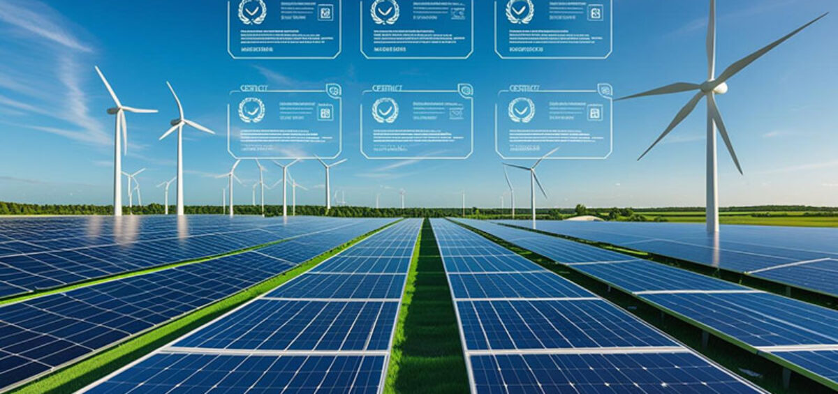 Renewable energy site with LGCs