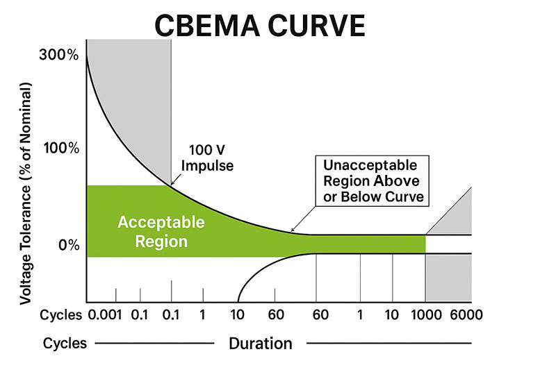 CBEMA Curve graph