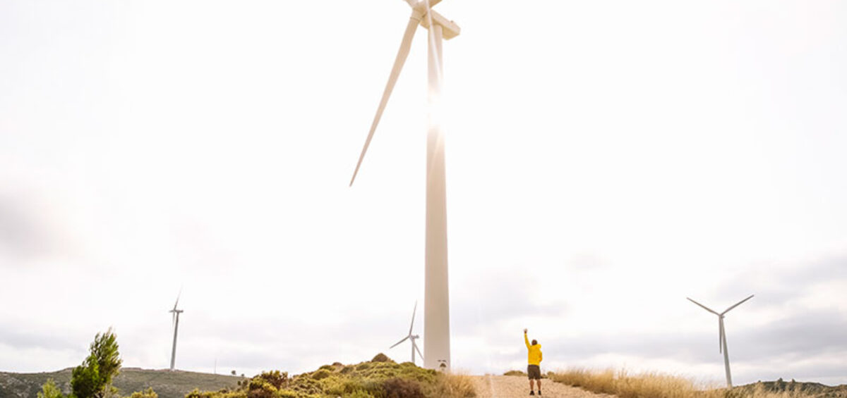 Clean energy using wind turbines