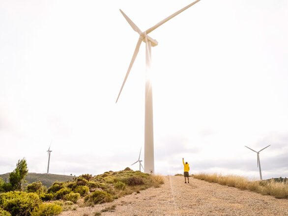 Clean energy using wind turbines