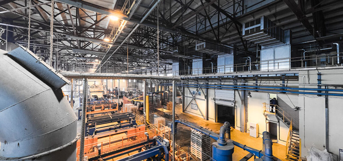 A factory that typically has a 3 Phase Electricity Meter