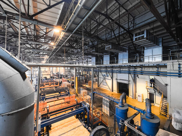 A factory that typically has a 3 Phase Electricity Meter