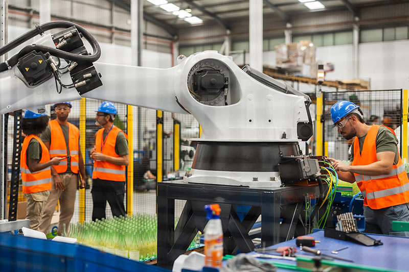 Electricity Monitor for Manufacturing in a bottle factory