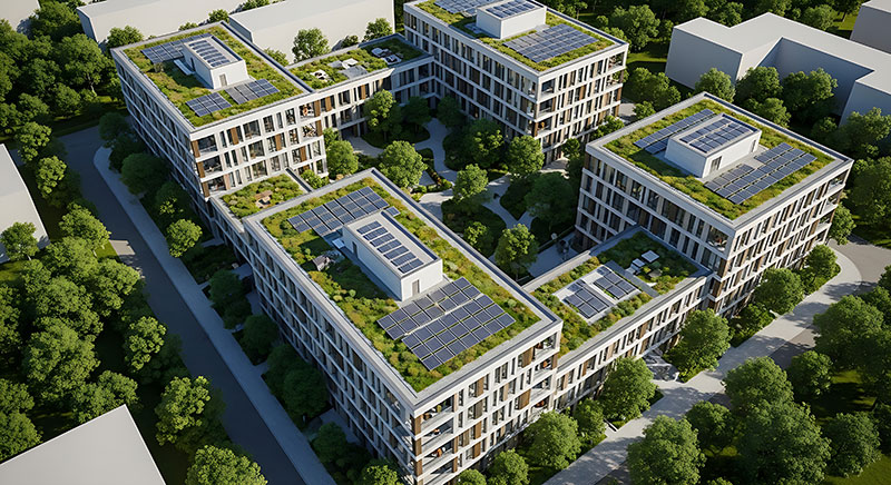 Smart Metering Software is utilised in mixed residential and commercial buildings