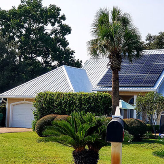 A home with rooftop solar taking advantage of Small-scale Technology Certificates (STCs)