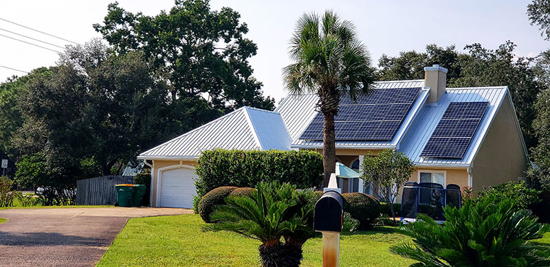 A home with rooftop solar taking advantage of Small-scale Technology Certificates (STCs)