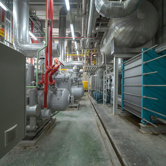 Factory plant room where smart meter modem keeps dropping out
