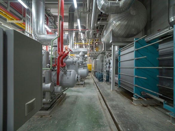 Factory plant room where smart meter modem keeps dropping out